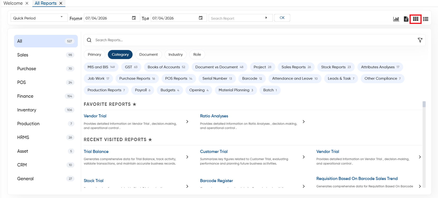 Authorization Matrix Register