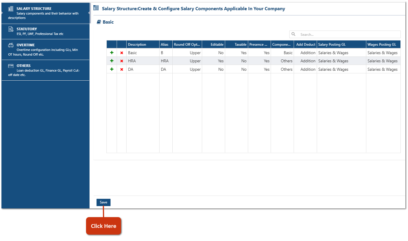 HR Payroll Setup