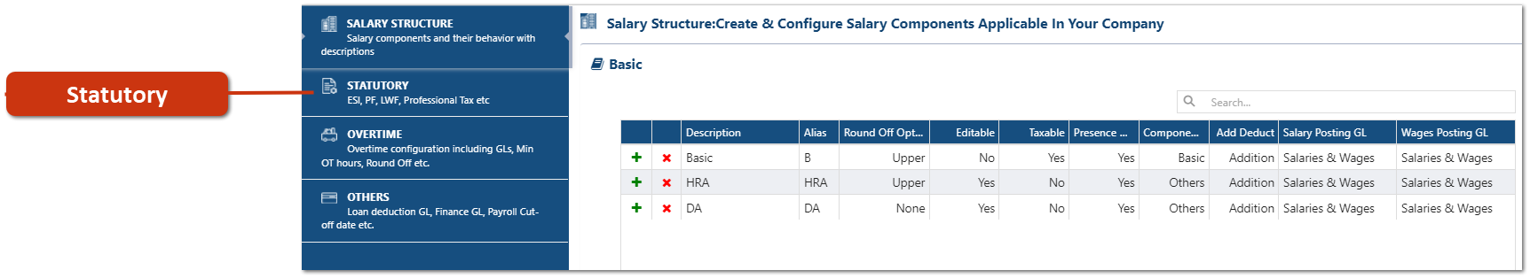 HR Payroll Setup