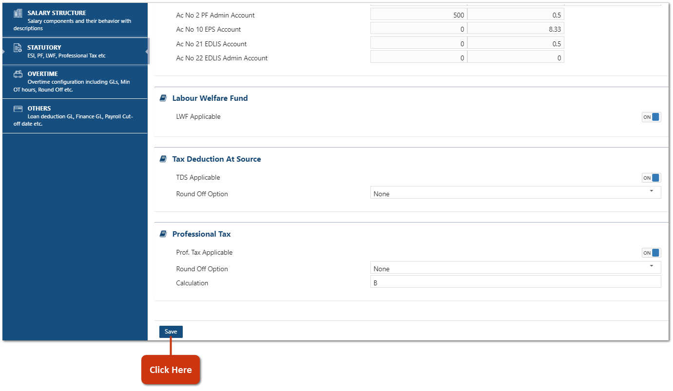 HR Payroll Setup