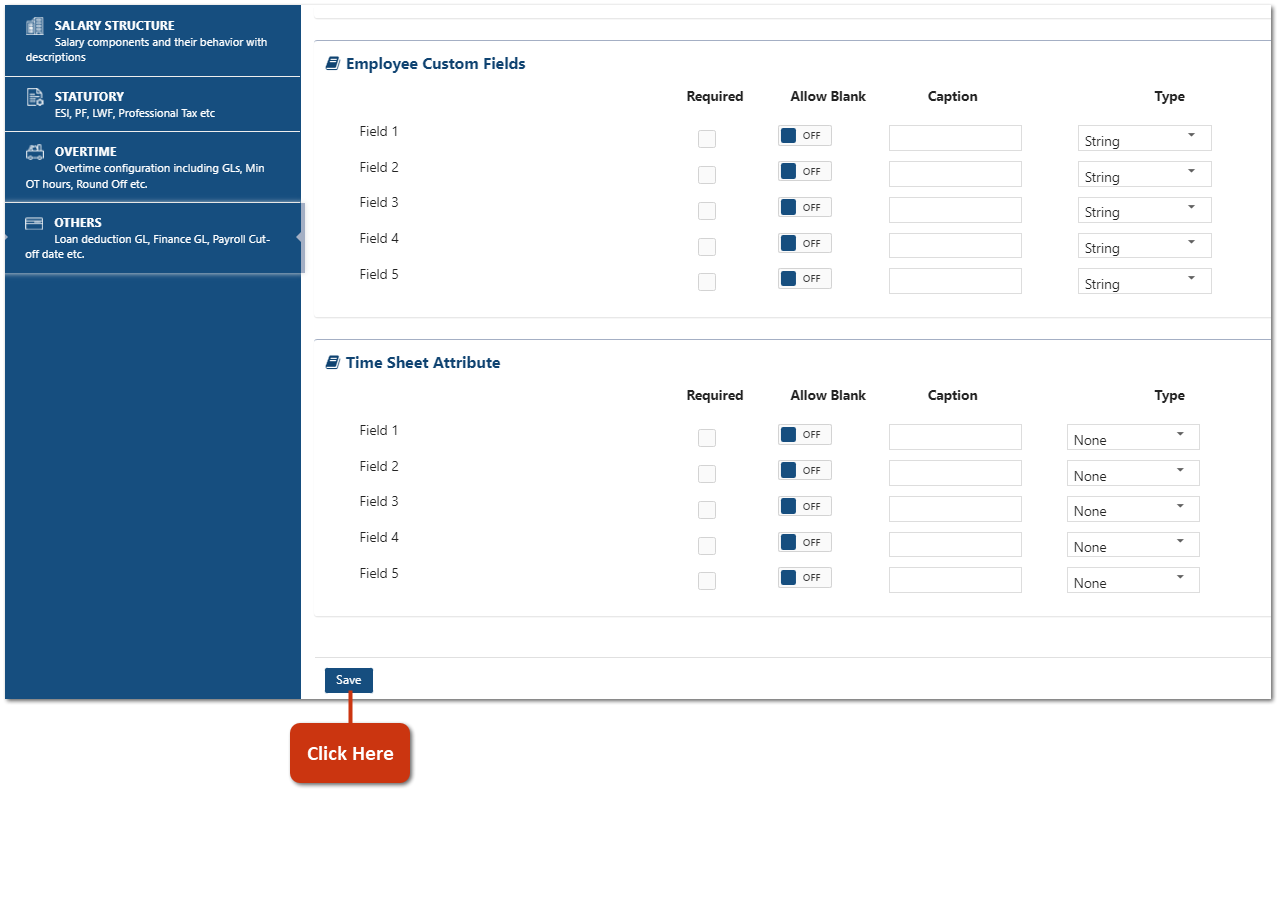 HR Payroll Setup