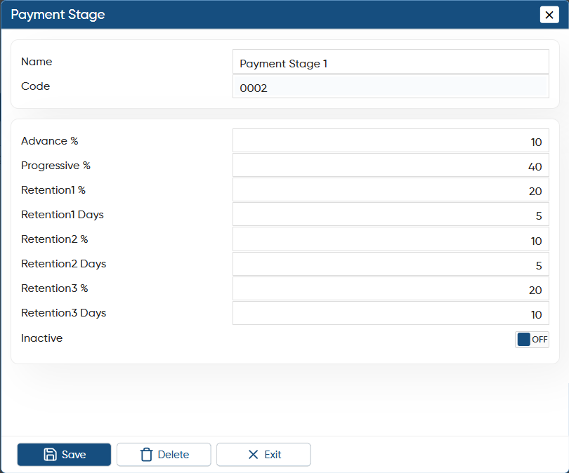 Payment Stage