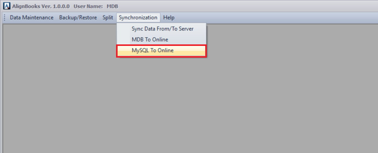 Sync Data From MySQL To Online