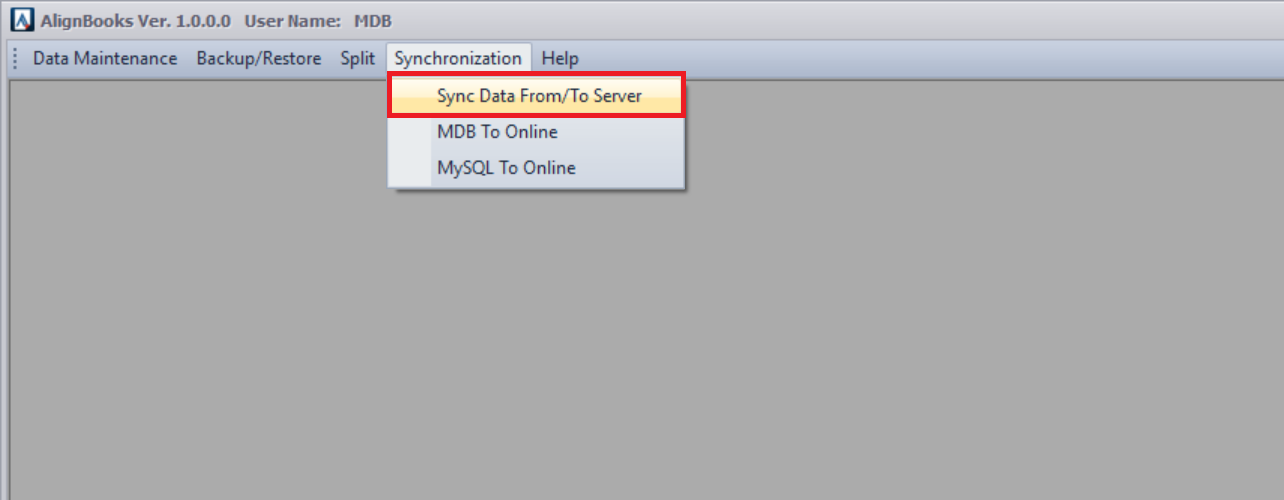 Sync Data From Server