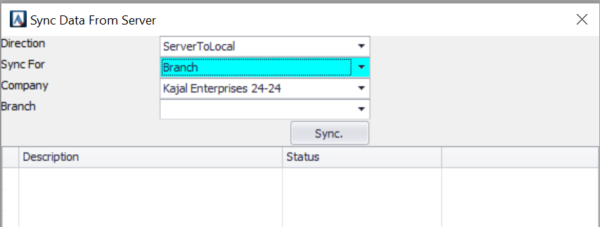 Sync Data From Server