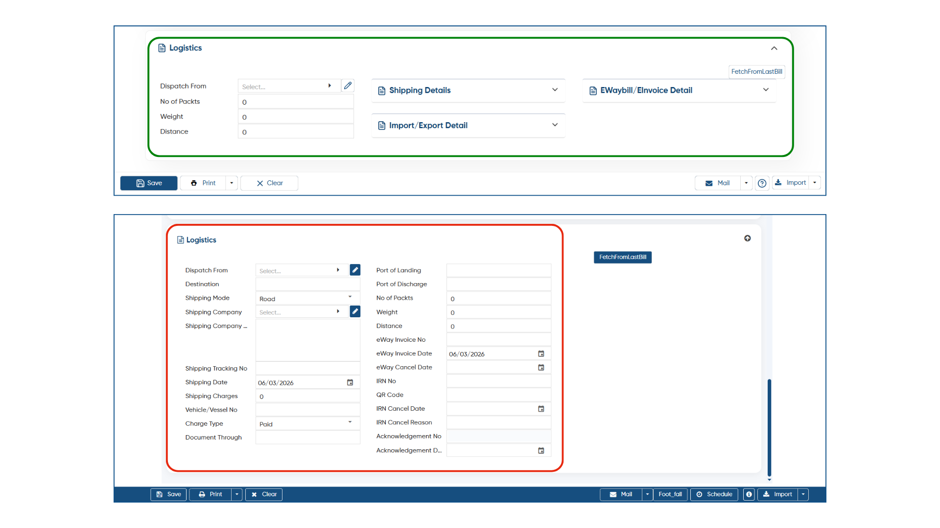 AlignBooks UI Enhancement & Interface Updates