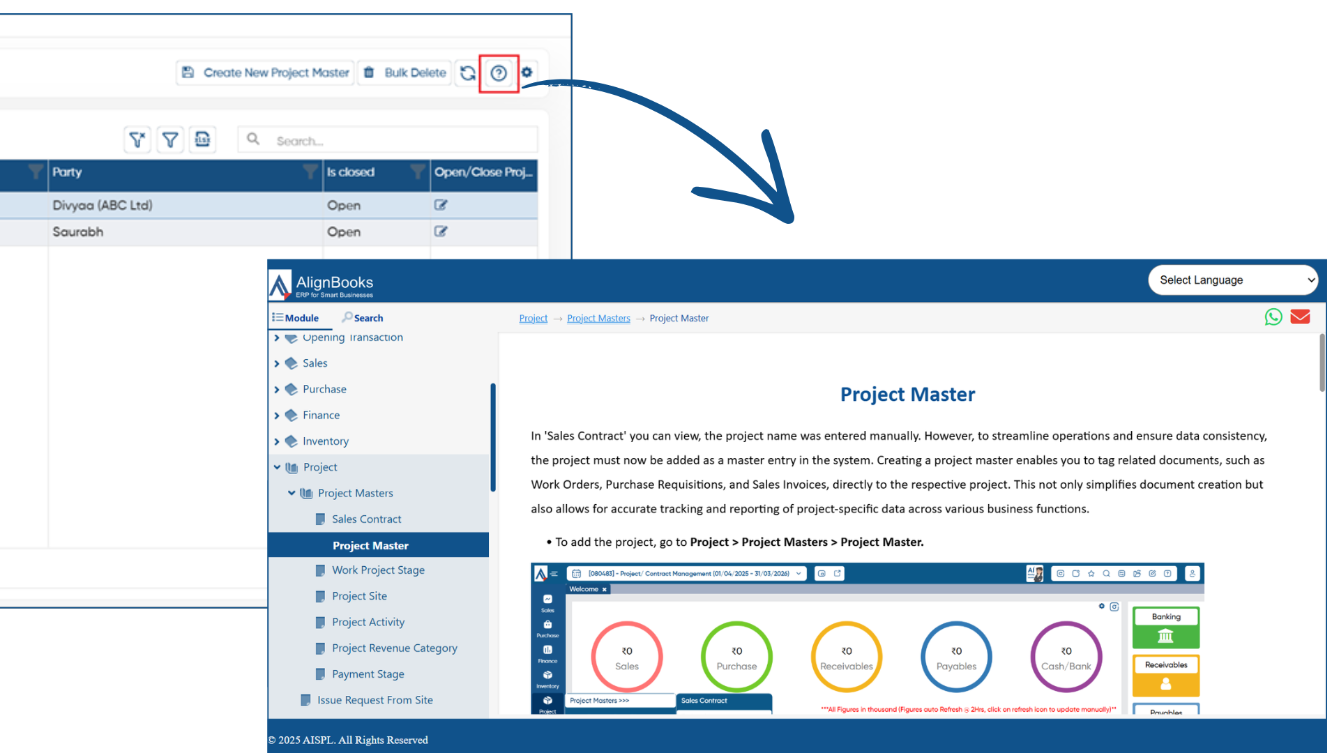 AlignBooks UI Enhancement & Interface Updates