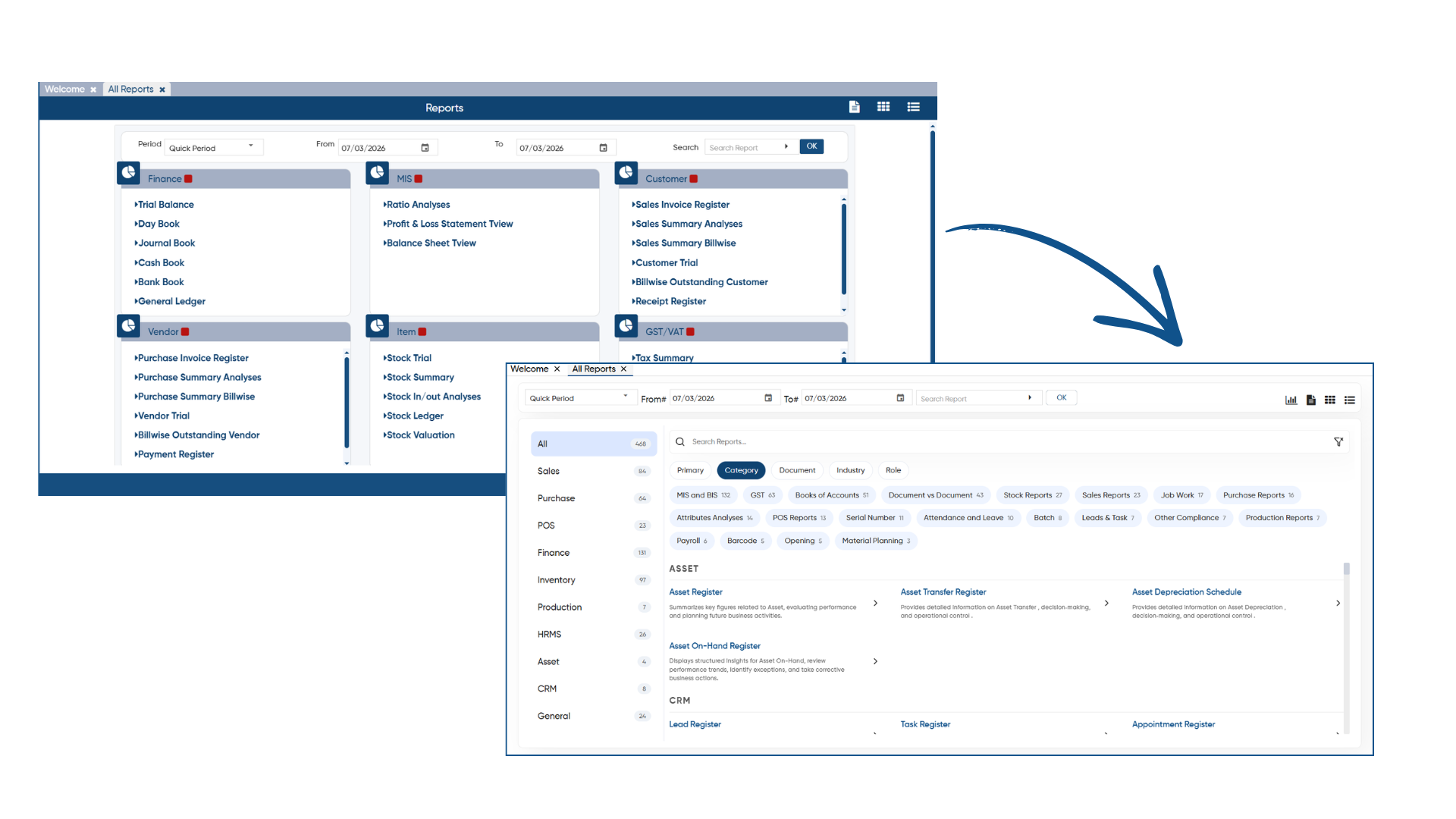 AlignBooks UI Enhancement & Interface Updates